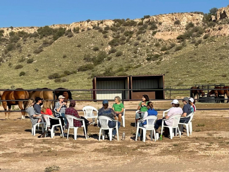Led-by-horses-group-session